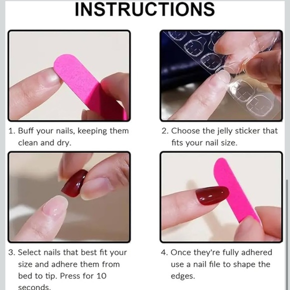 Sunflower Press On Nails | Reusable Nail Set - Picture 2 of 2